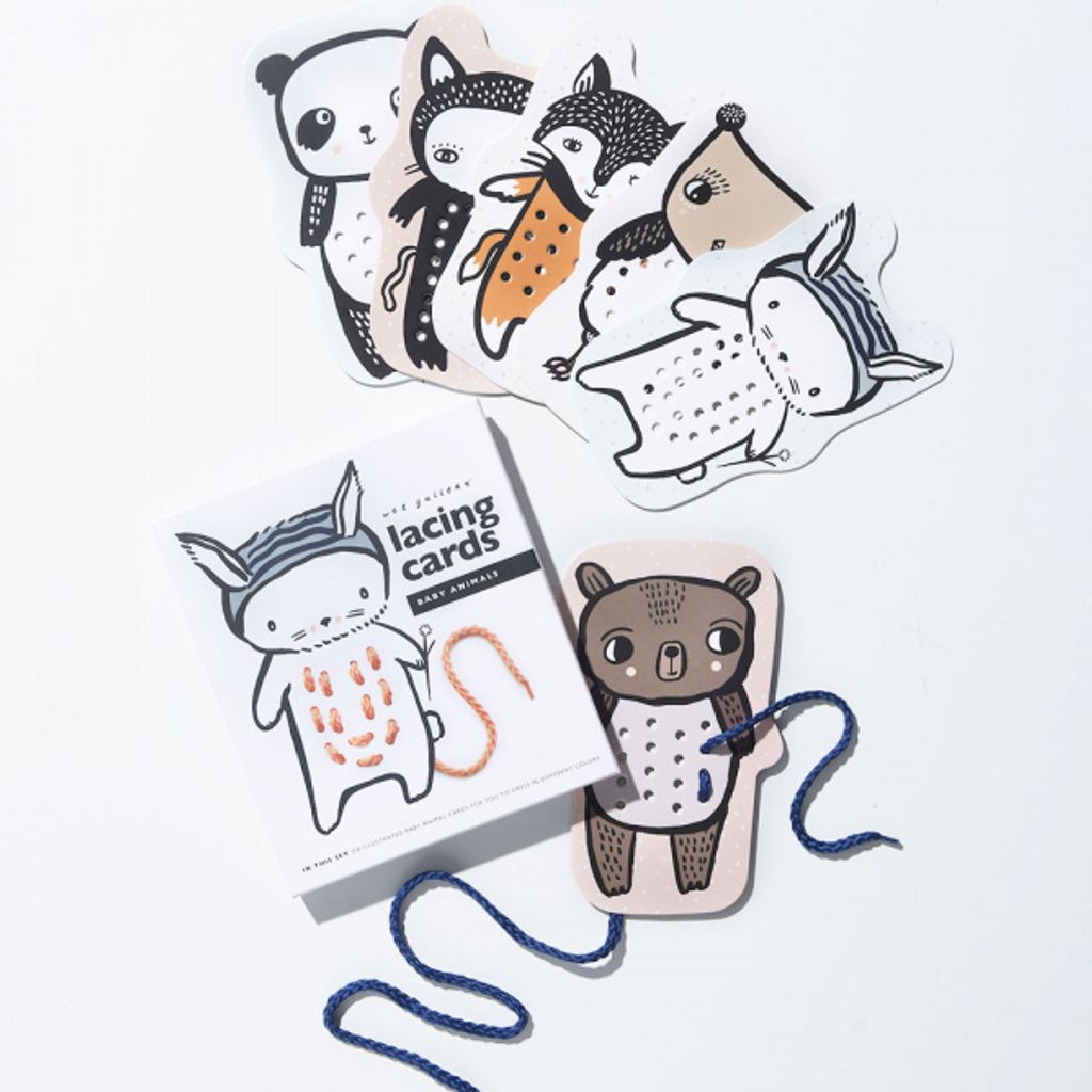 Lacing Cards - Baby Animals