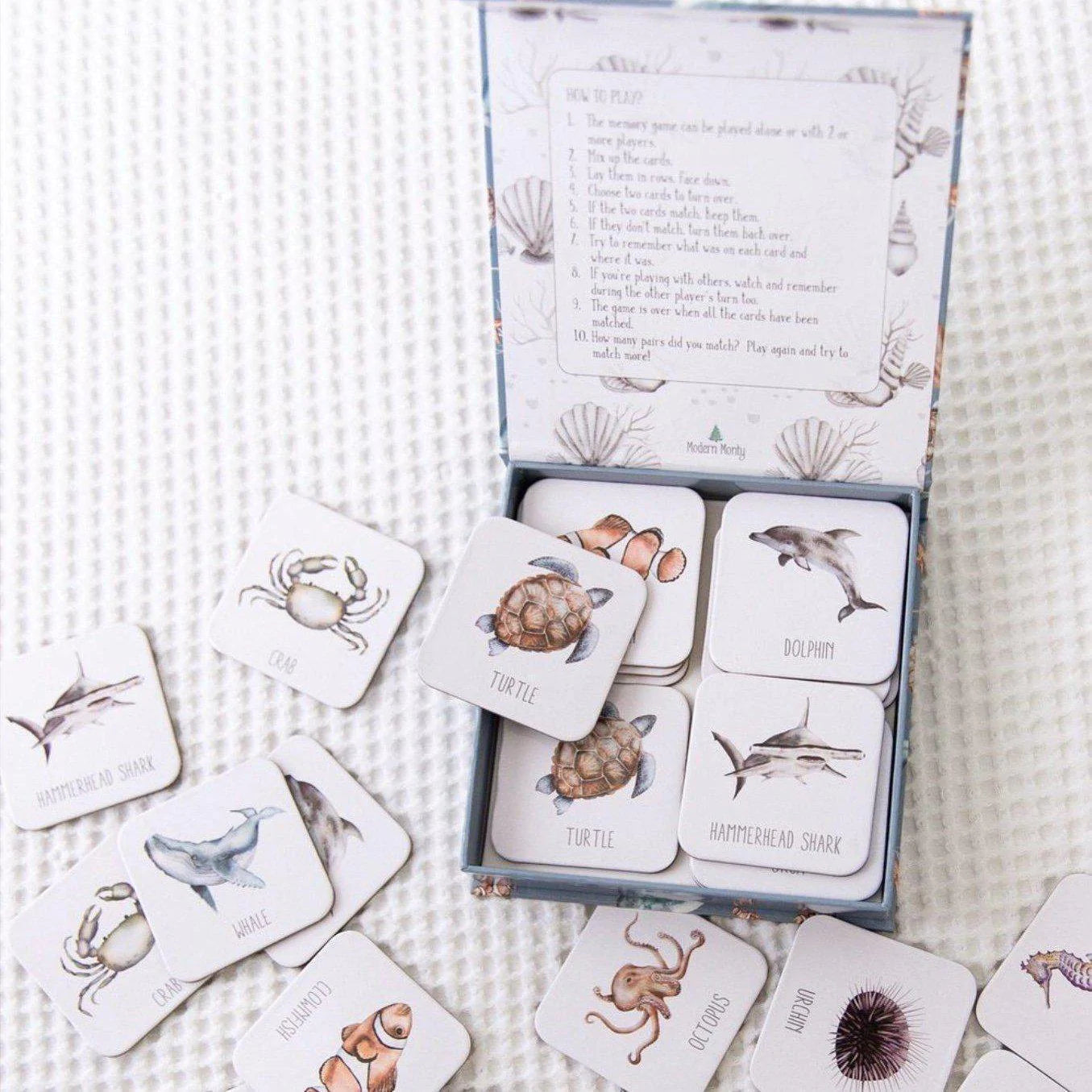 Memory Game Sea Animals